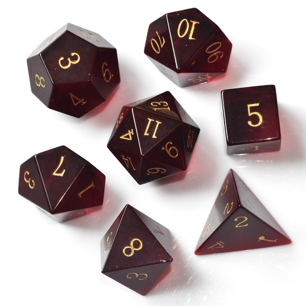 Dungeons & Dragons Gem Dice Set for Tabletop Games