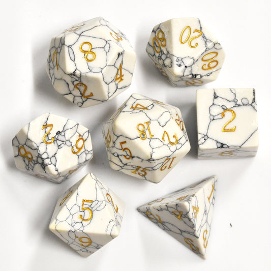 Dungeons & Dragons Gem Dice Set for Tabletop Games