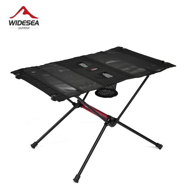 Portable Foldable Outdoor Table with Thick Double Cup