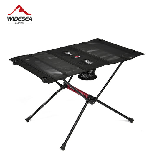 Portable Foldable Outdoor Table with Thick Double Cup
