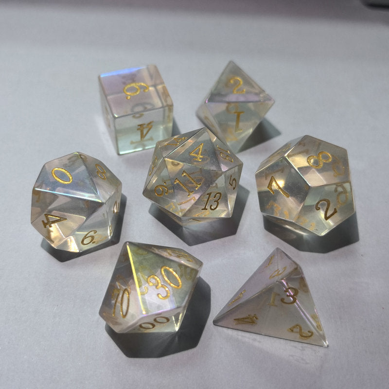 Dungeons & Dragons Gem Dice Set for Tabletop Games