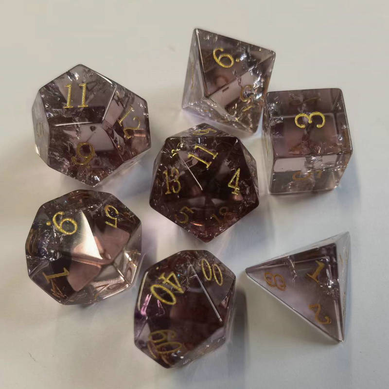 Dungeons & Dragons Gem Dice Set for Tabletop Games
