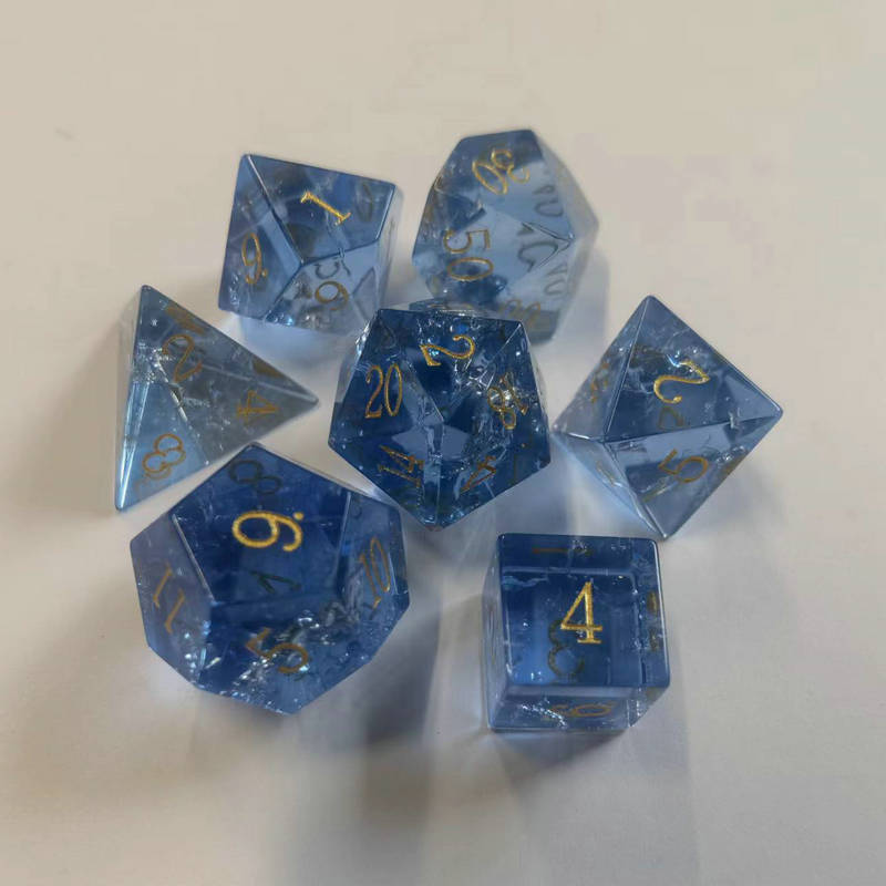 Dungeons & Dragons Gem Dice Set for Tabletop Games