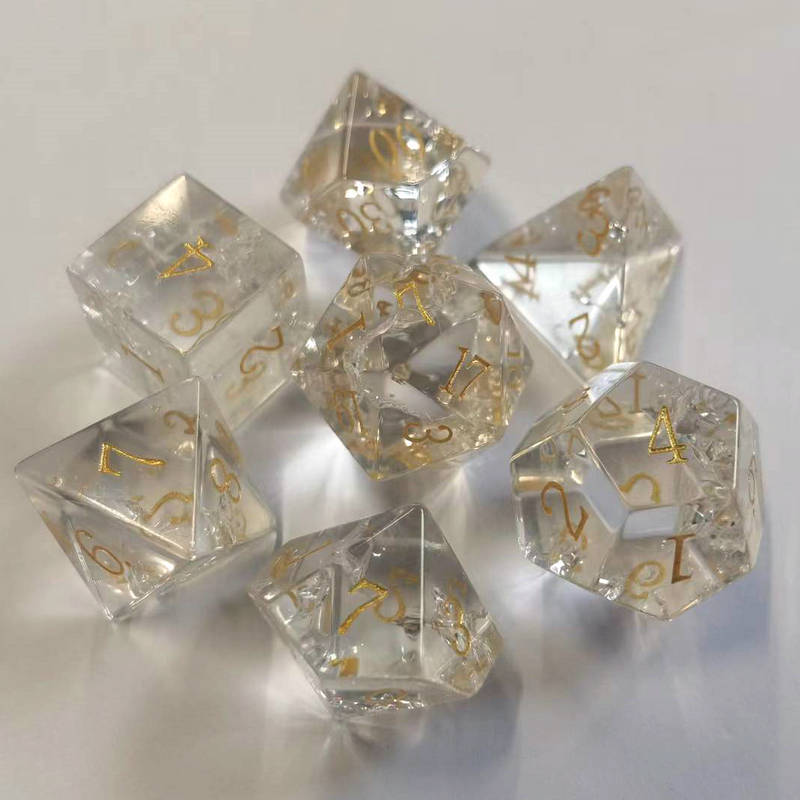 Dungeons & Dragons Gem Dice Set for Tabletop Games