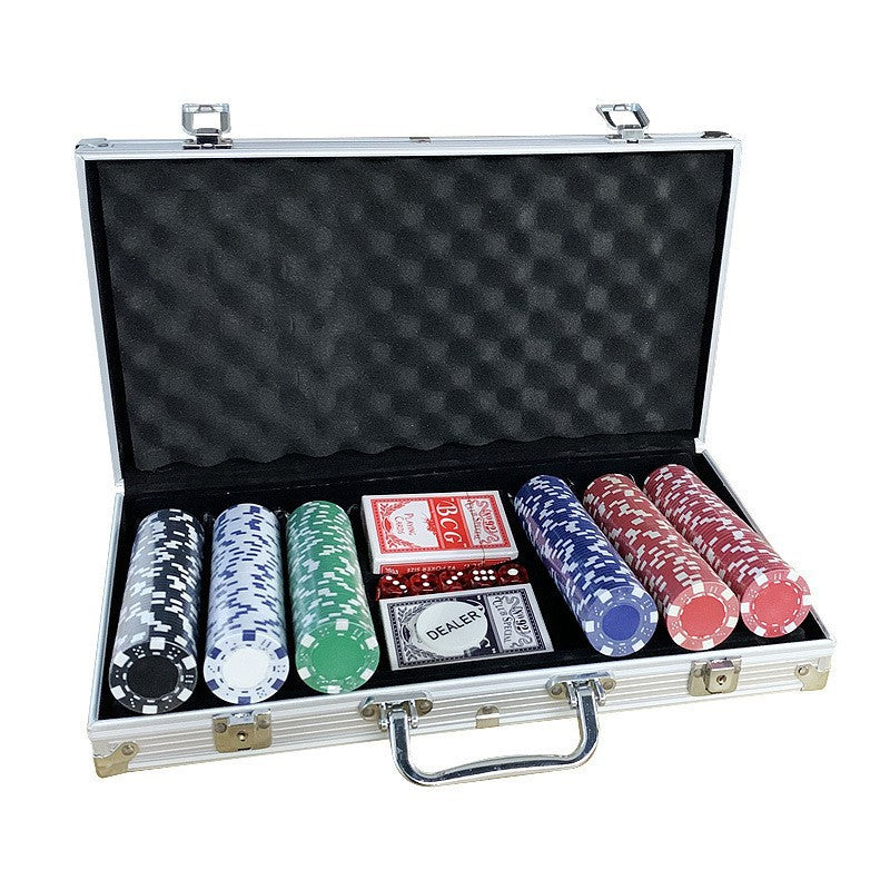 300 Chip Aluminum Case Set for Poker and Baccarat