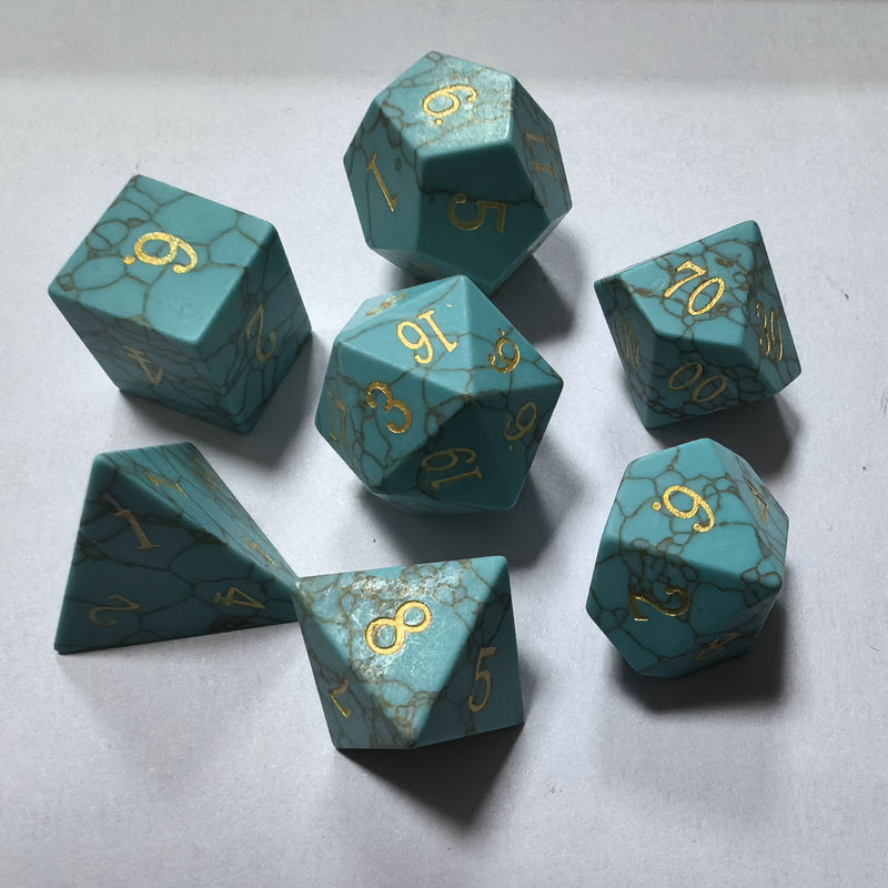 Dungeons & Dragons Gem Dice Set for Tabletop Games