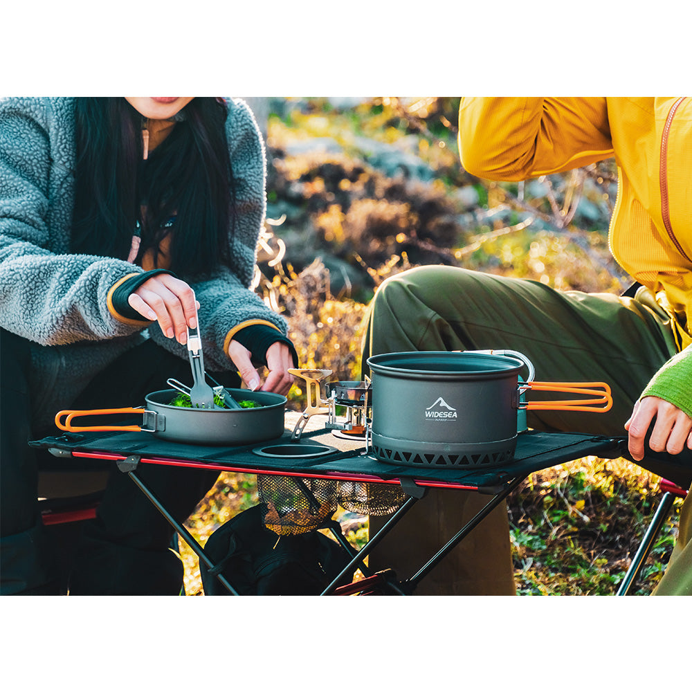 Portable Foldable Outdoor Table with Thick Double Cup