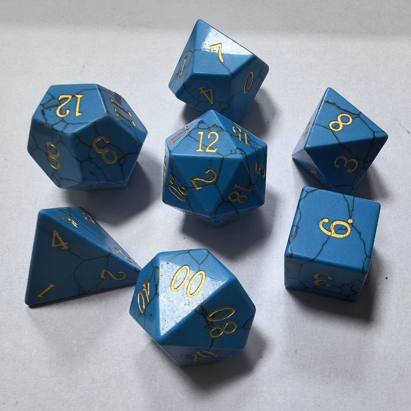 Dungeons & Dragons Gem Dice Set for Tabletop Games