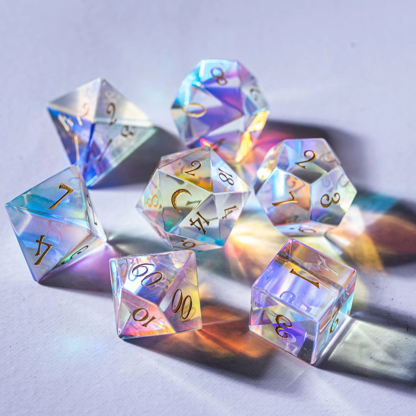 Dungeons & Dragons Gem Dice Set for Tabletop Games