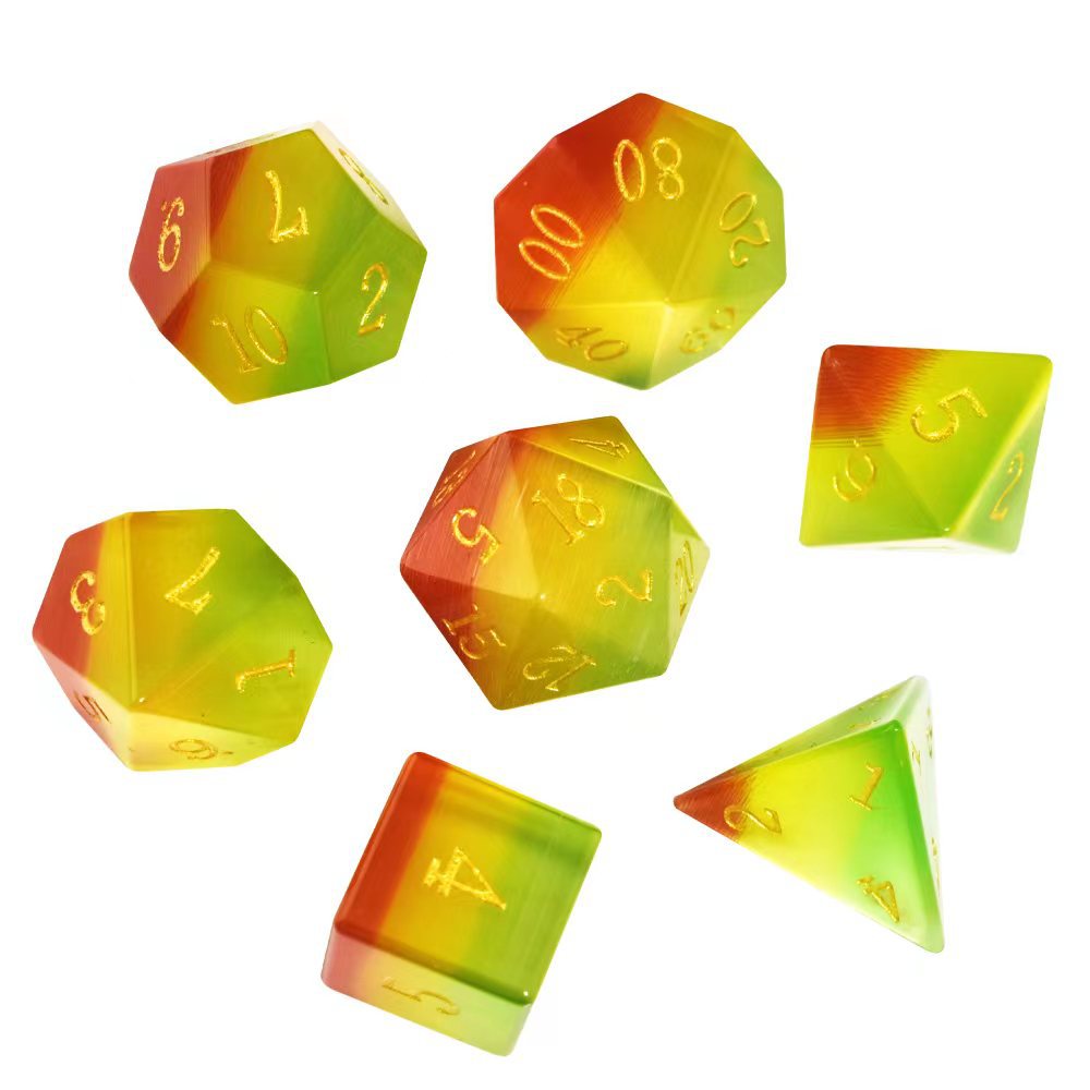 Dungeons & Dragons Gem Dice Set for Tabletop Games