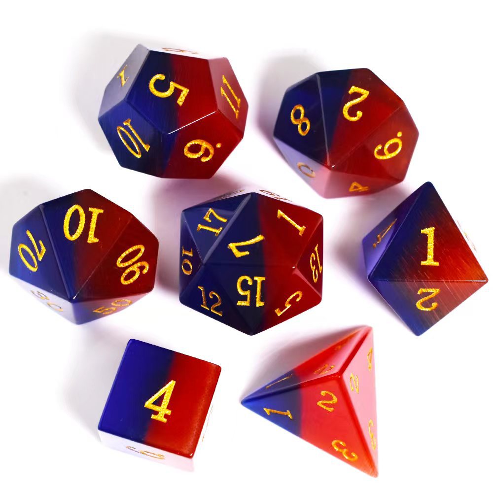 Dungeons & Dragons Gem Dice Set for Tabletop Games